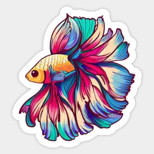 Betta fish Sticker